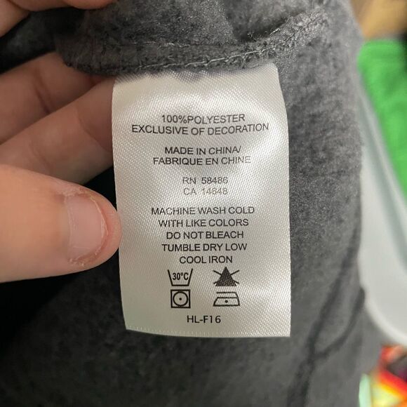 NWT White Sierra Adventure Fleece Long Jacket in Charcoal Heather- Small - Picture 5 of 6